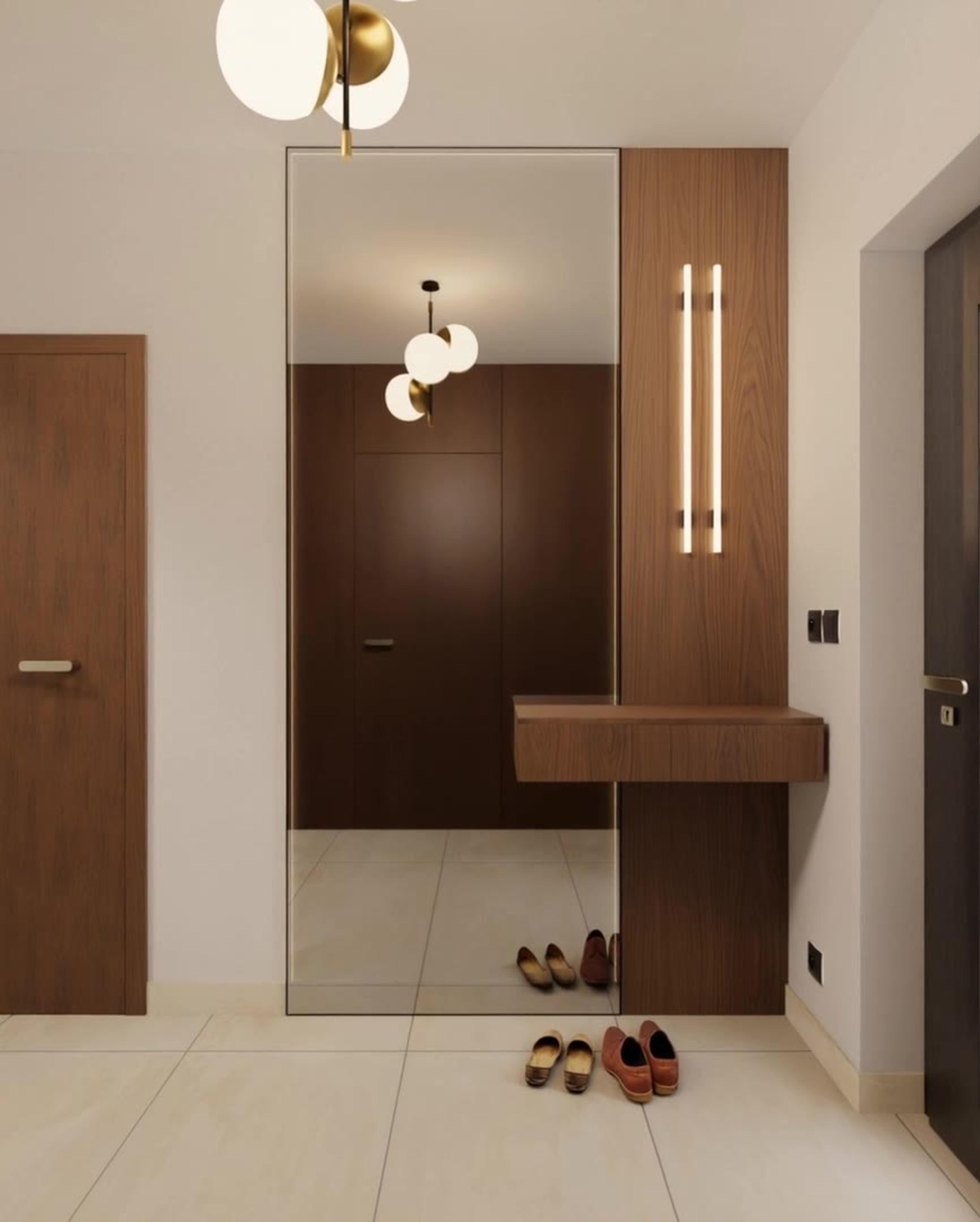 Schwarz Architekti – Family House — hallway animation 1