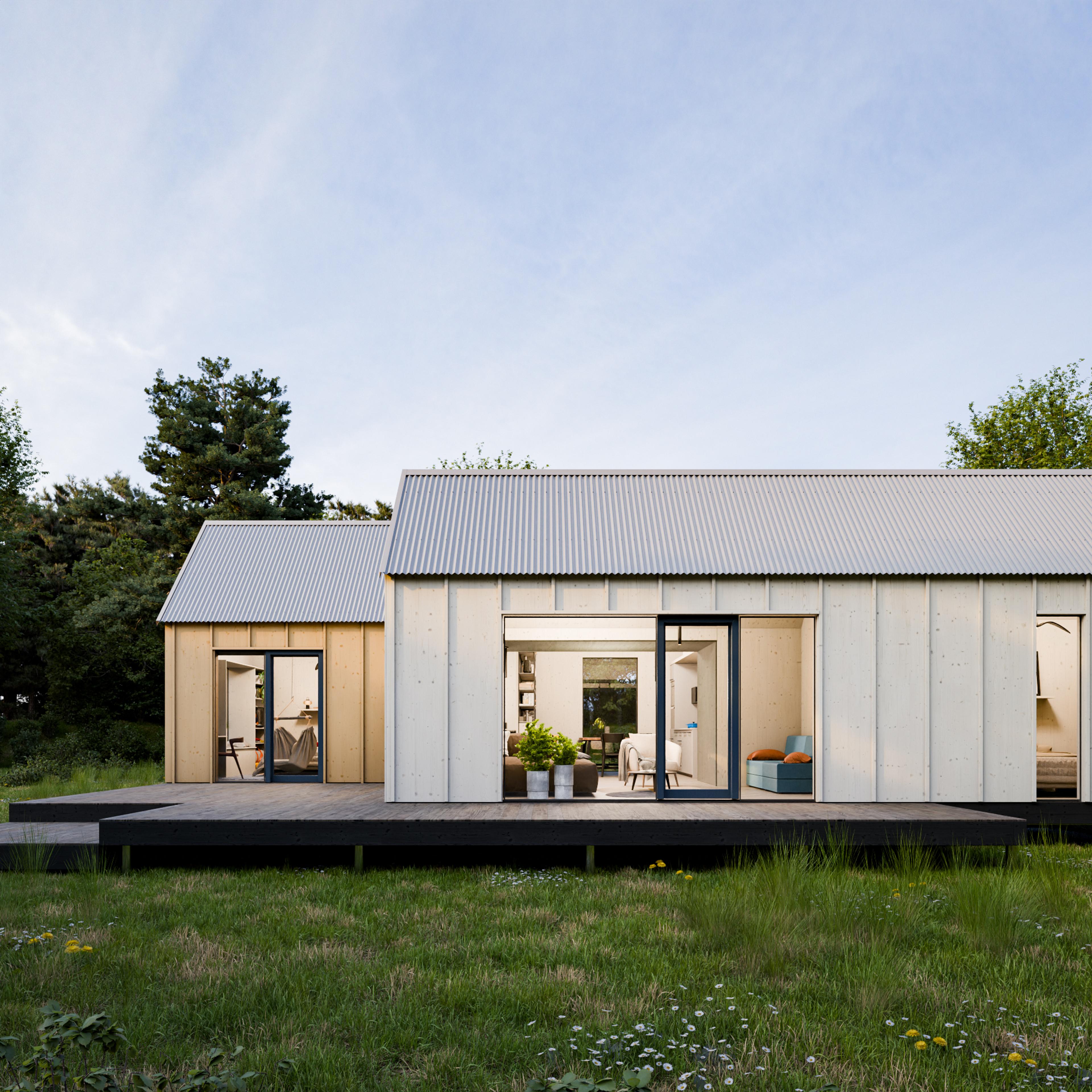 Bayaya – Spolu Modular Wooden House — exterior view 3