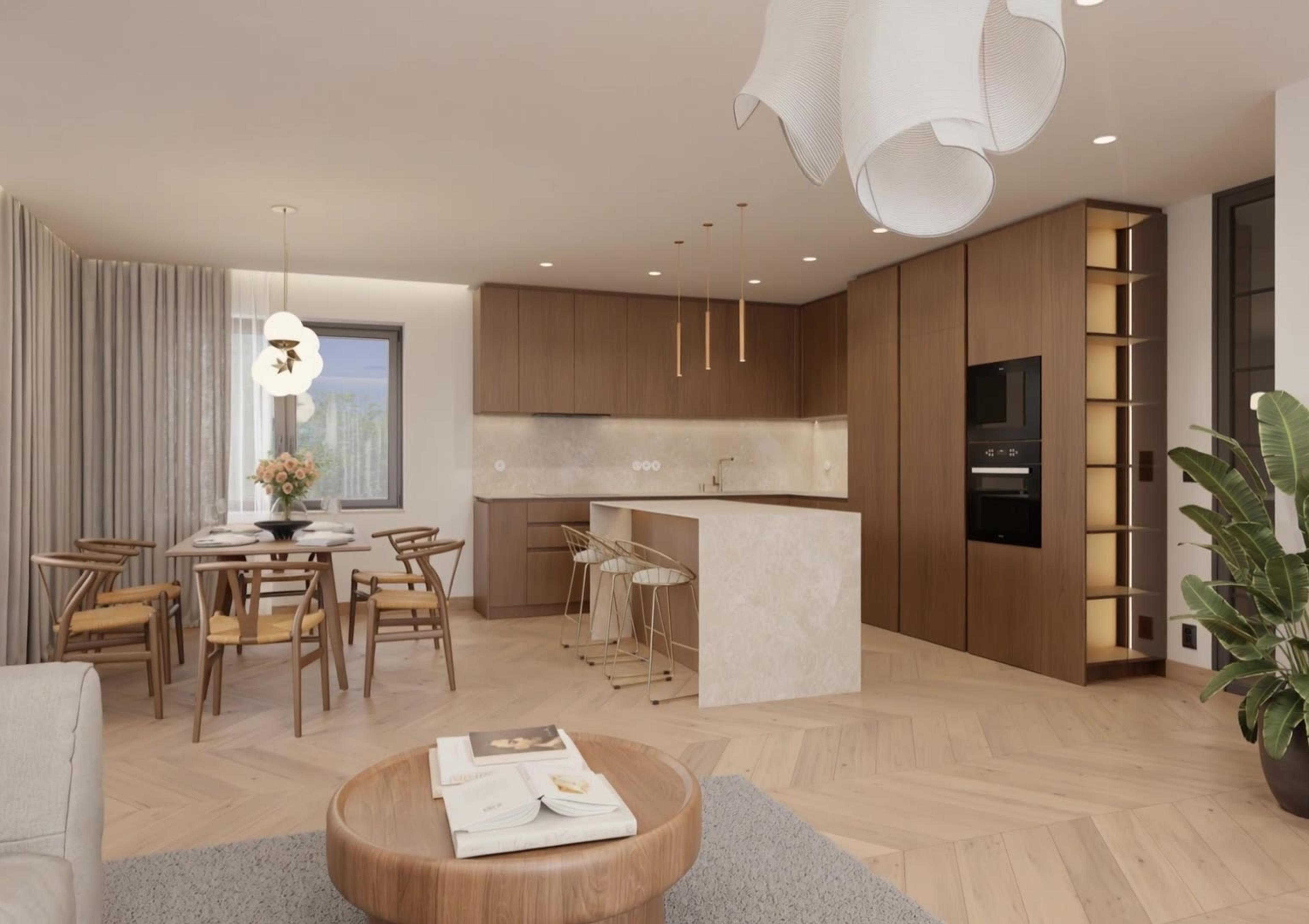 Schwarz Architekti – Family House — kitchen animation 1