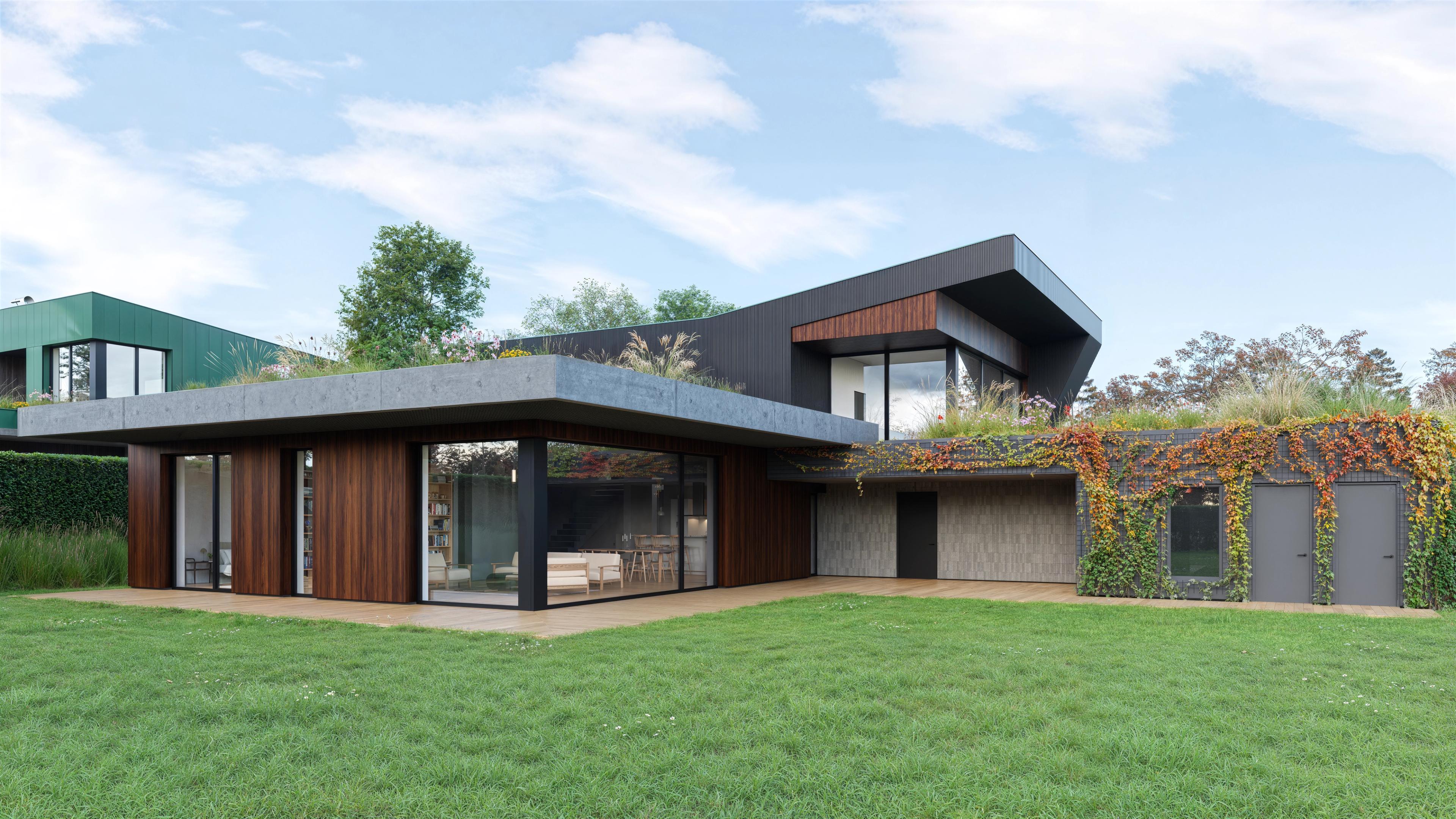 Adámek Architects – Villas on the Hillside — Villa Martin exterior