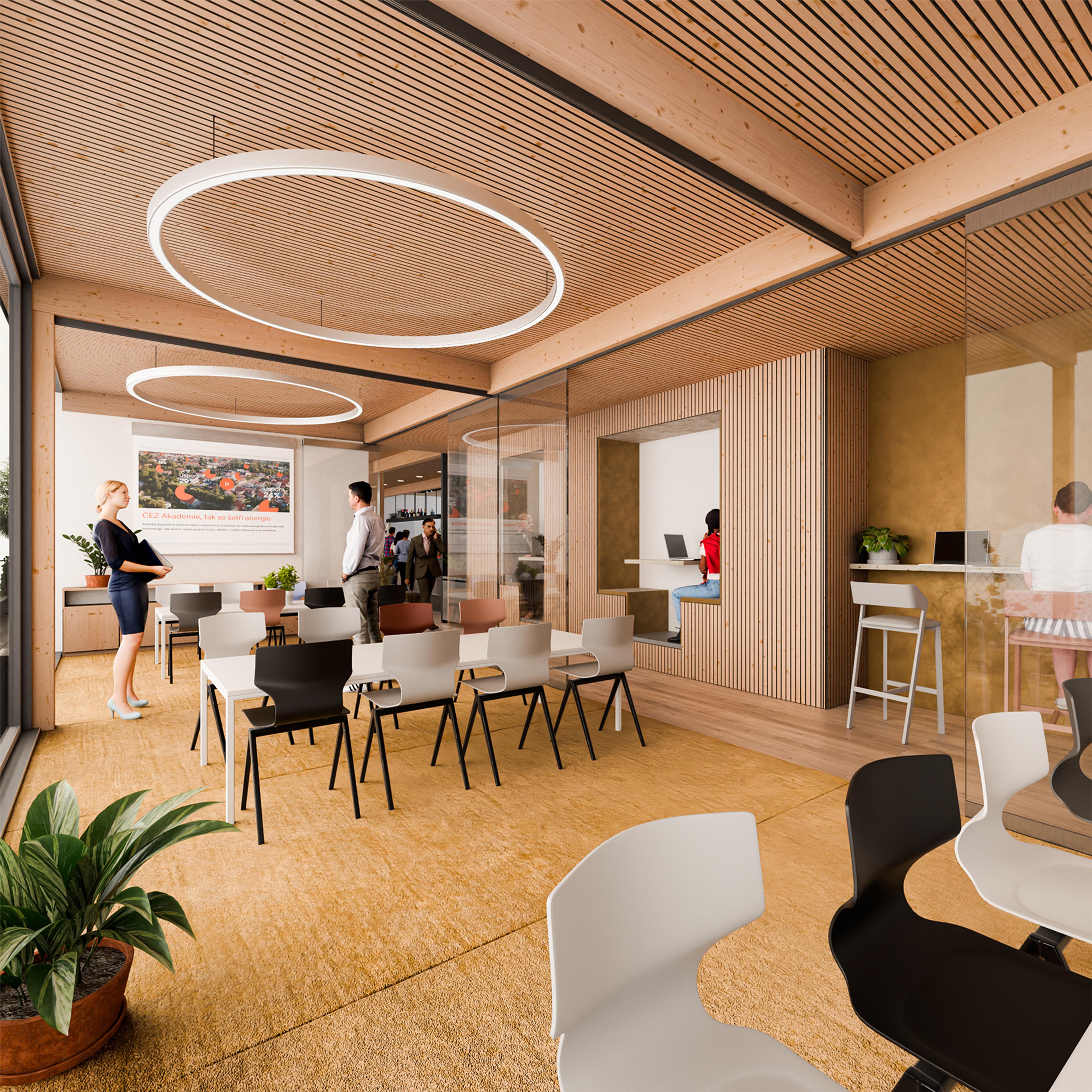 Archlin – Offices in Hradec Králové — interior view 5