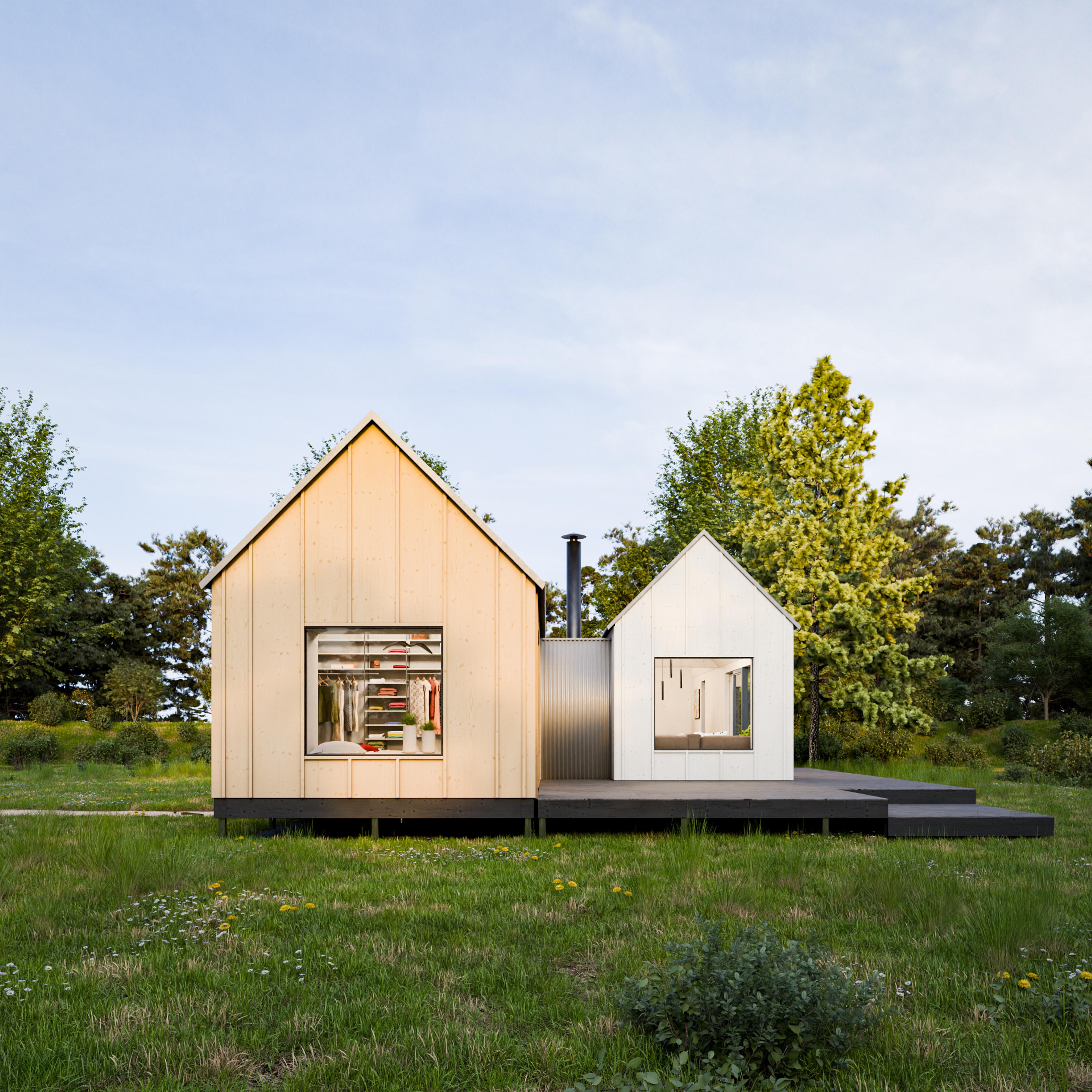 Bayaya – Spolu Modular Wooden House — exterior view 4