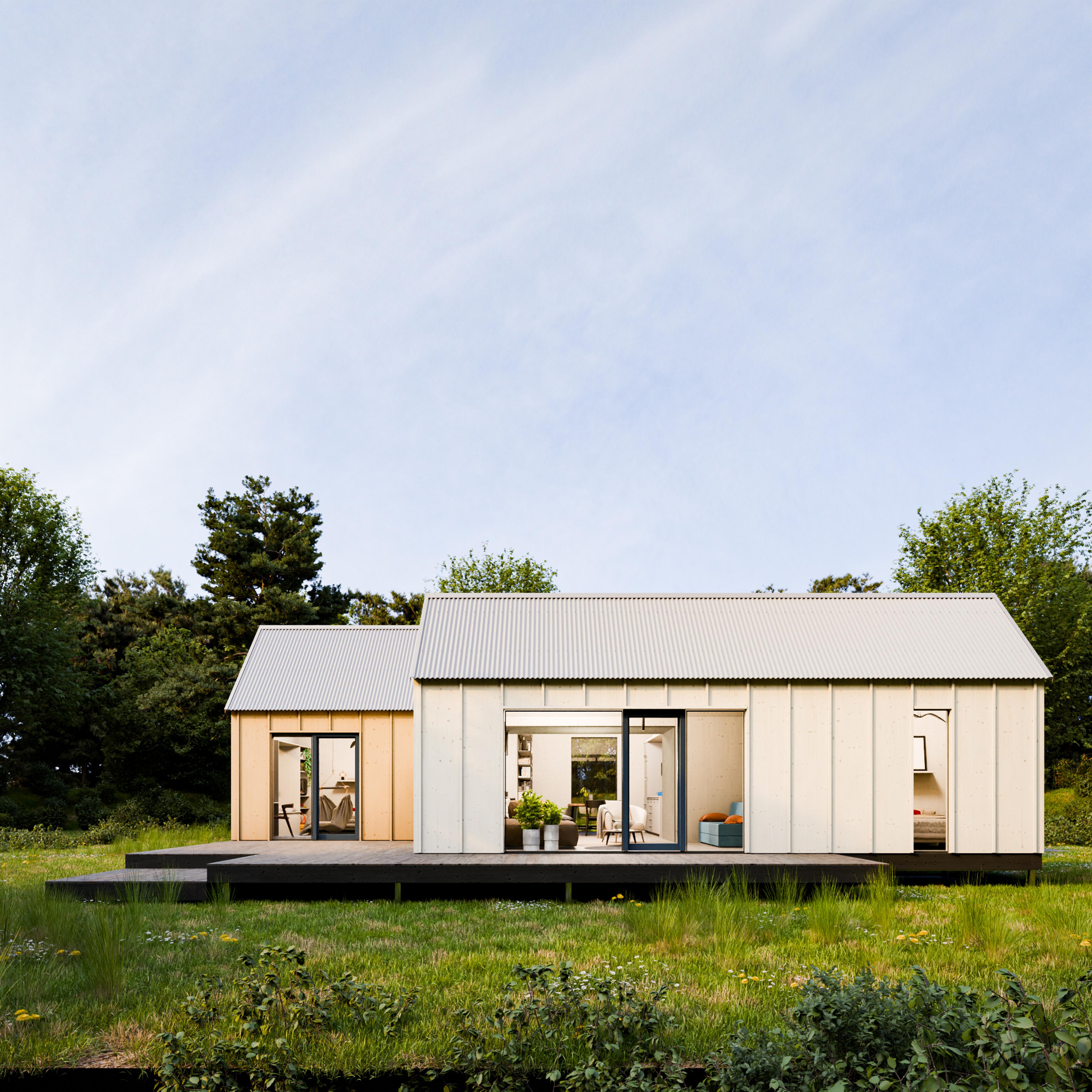 Bayaya – Spolu Modular Wooden House — exterior view 1