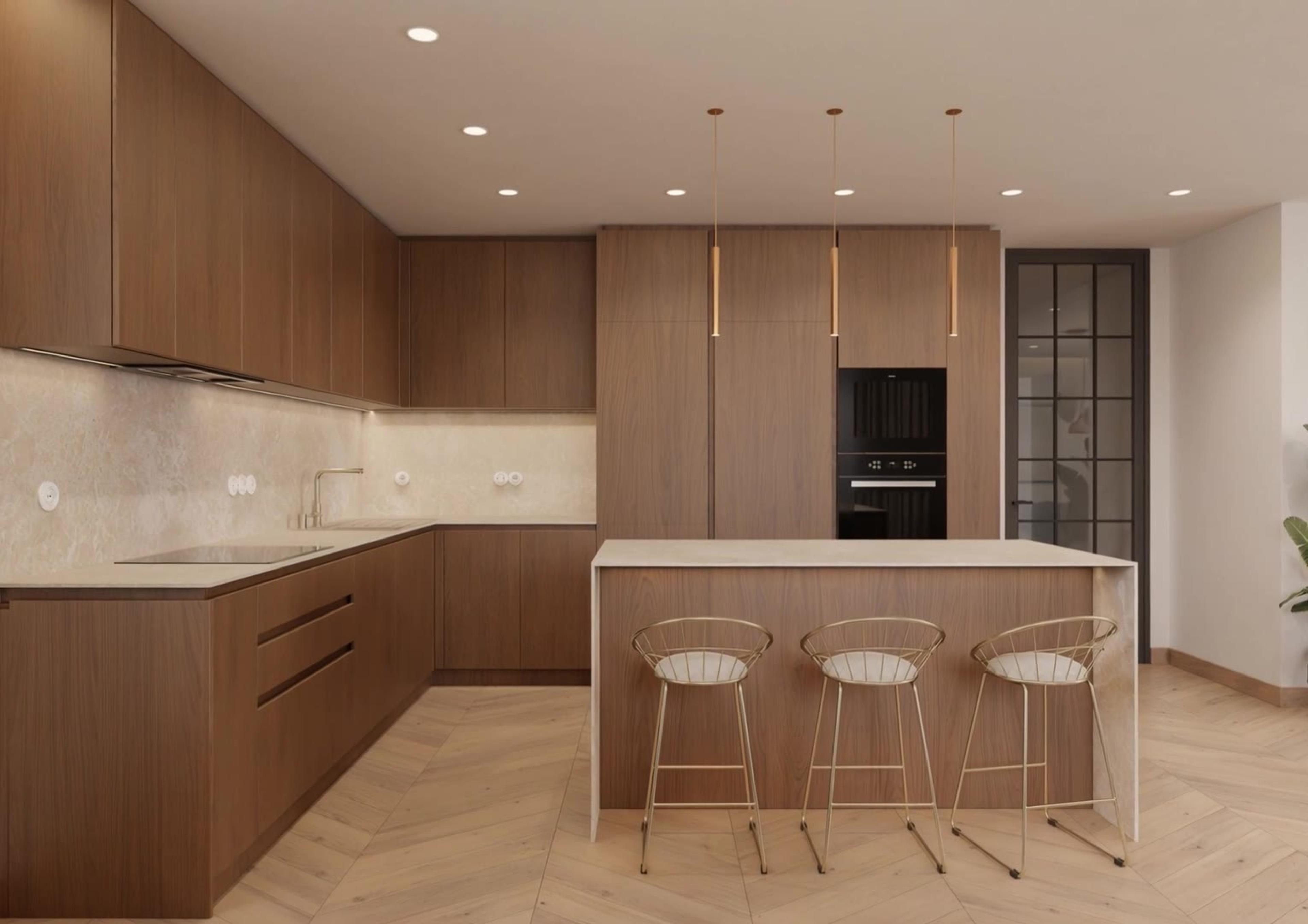 Schwarz Architekti – Family House — kitchen animation 2