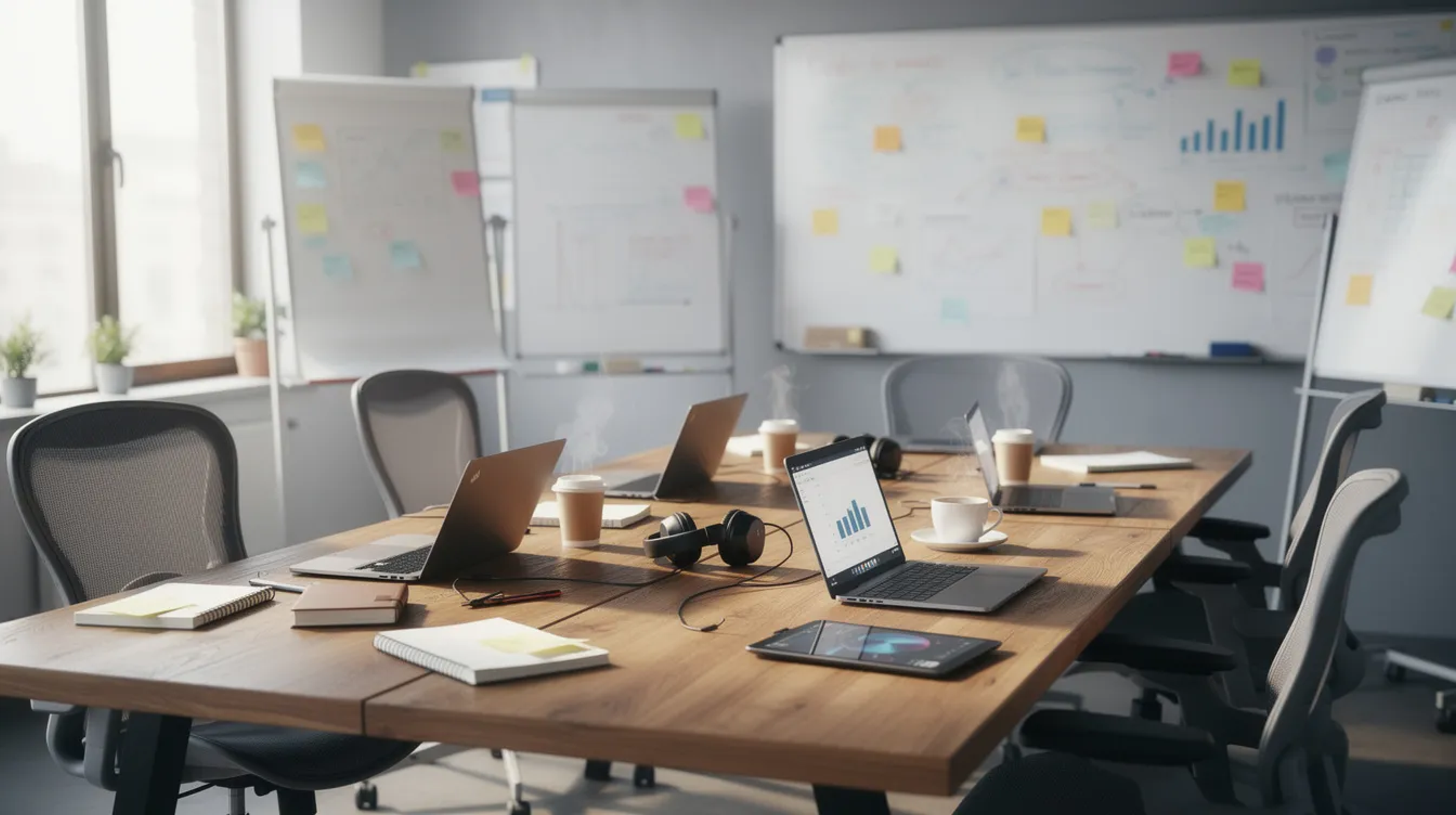 Boardroom of business planning for business finance solutions 