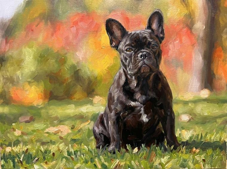 Hand-painted result — Oil on Canvas, 16×25