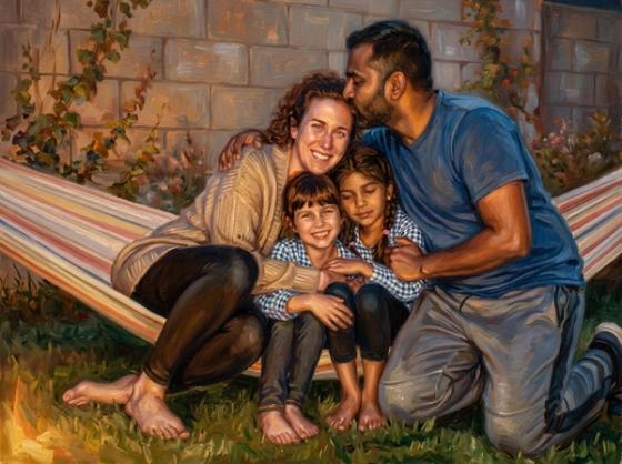 Hand-painted result — Oil on Canvas, 16×20