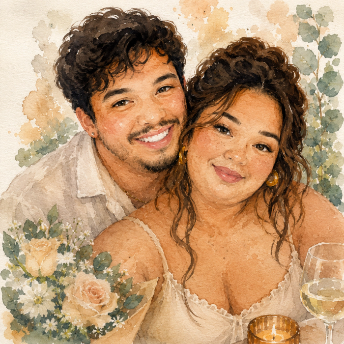 Couple Watercolor