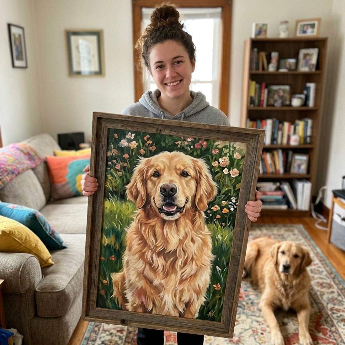 Oil portrait painted for Taylor