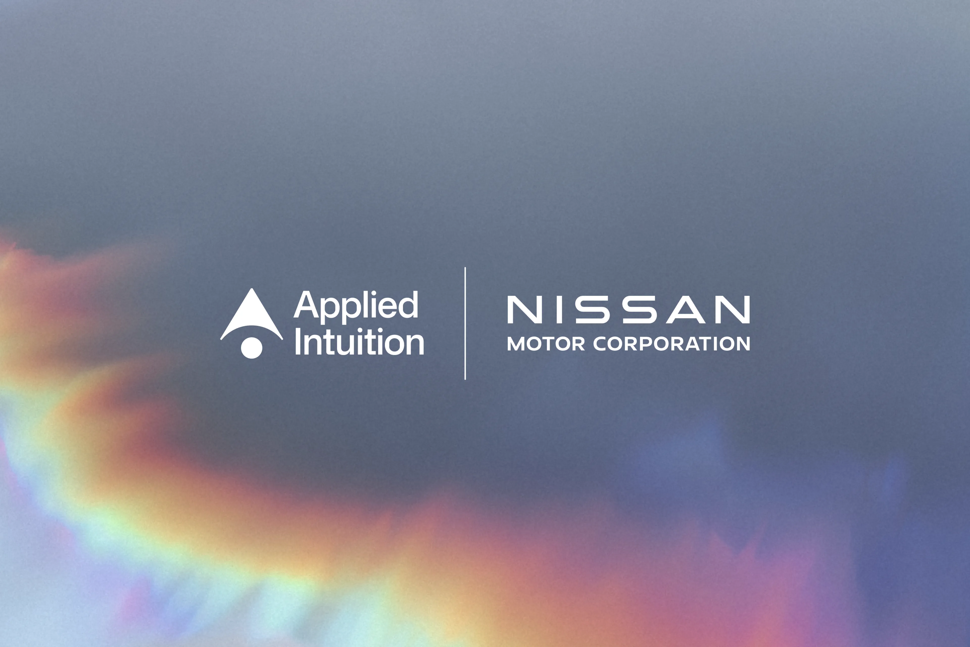 Applied Intuition and Nissan Motor Corporation logos side by side