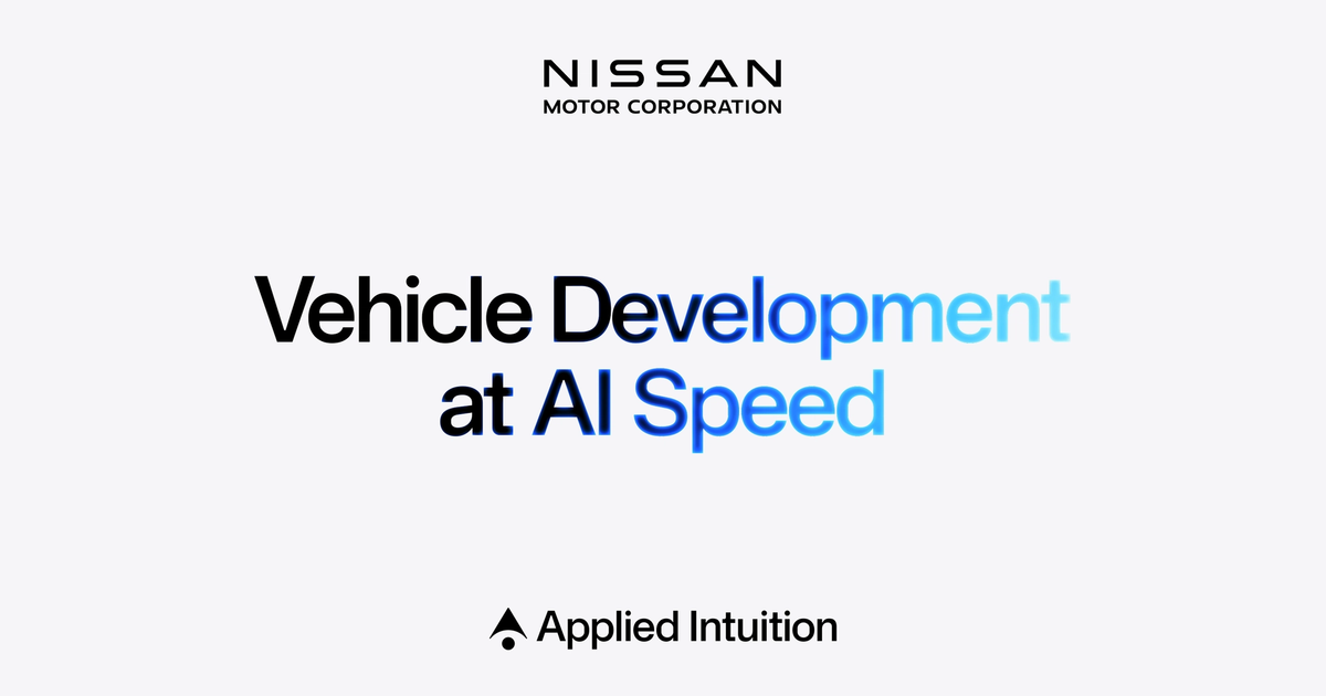 Building AI-defined vehicles with Nissan