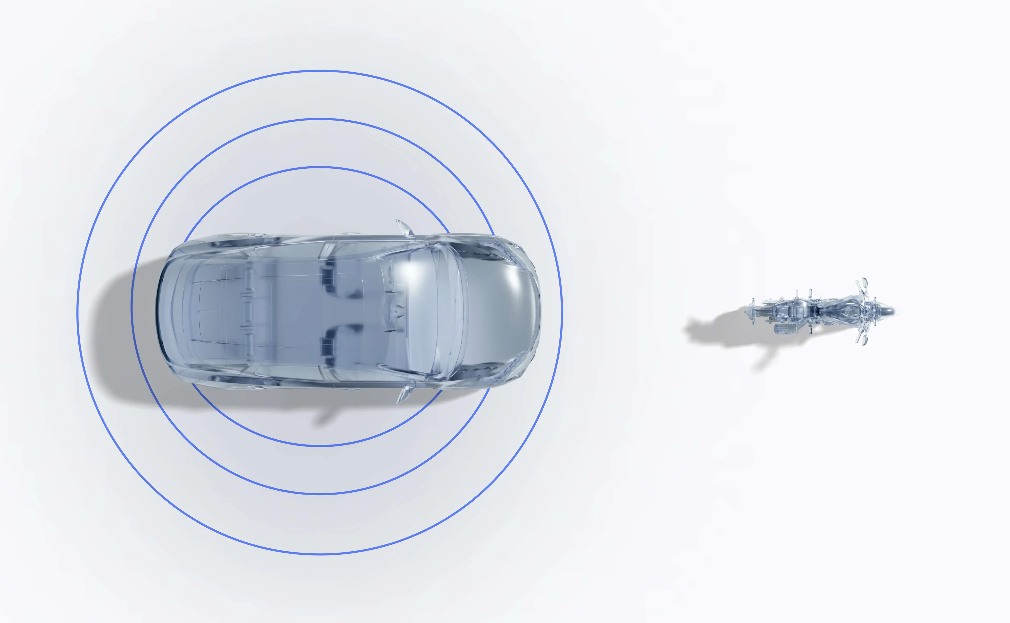 A Car-to-Motorcyclist Rear stationary (CMRs) scenario