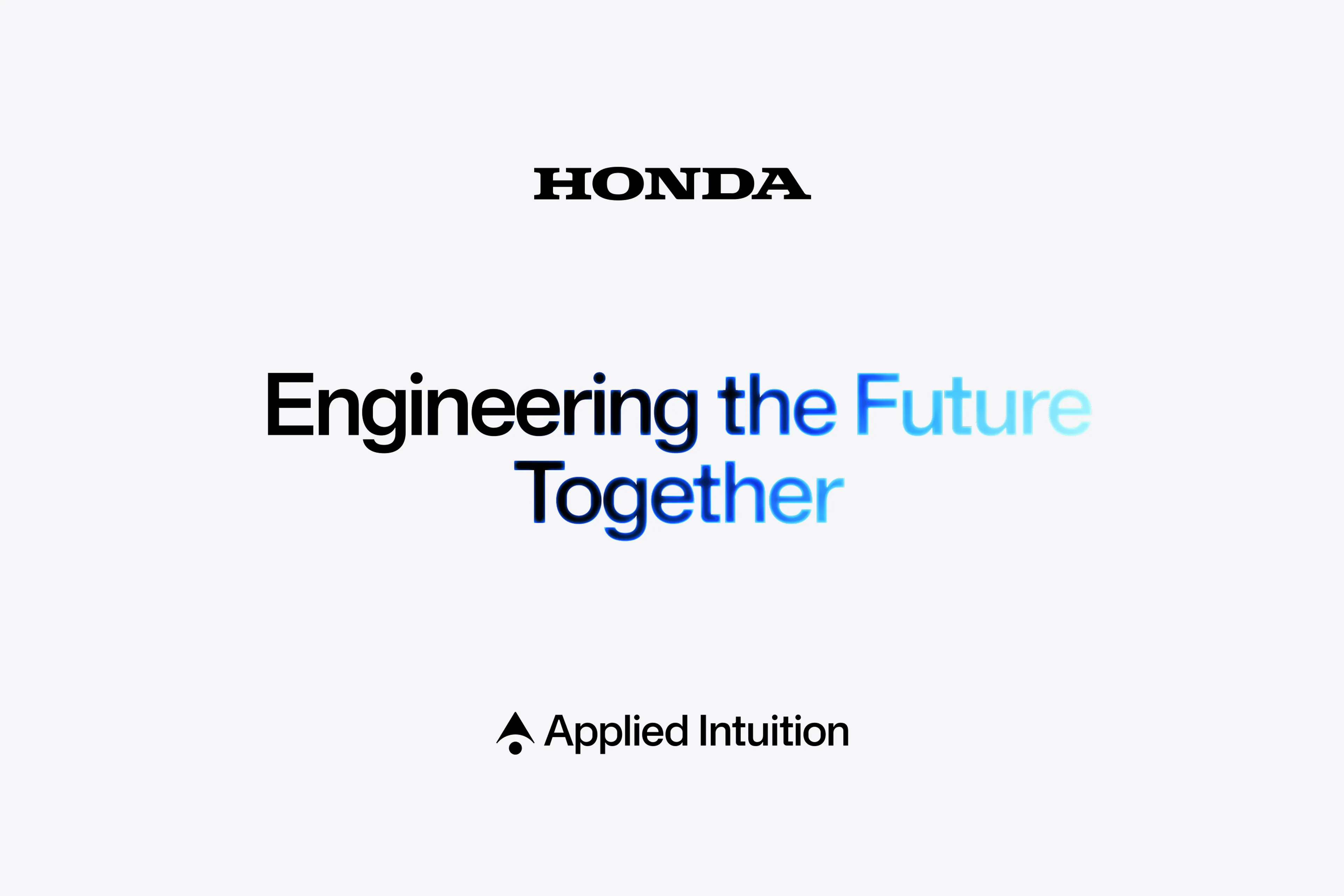 Honda and Applied Intuition: Engineering the Future Together