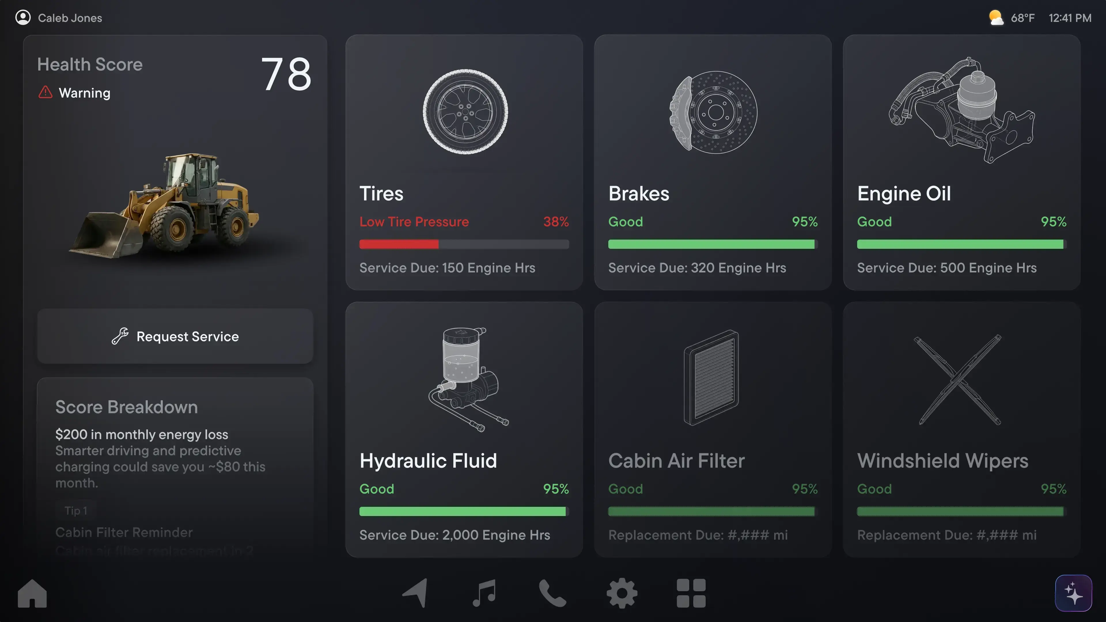 Health Score Landing