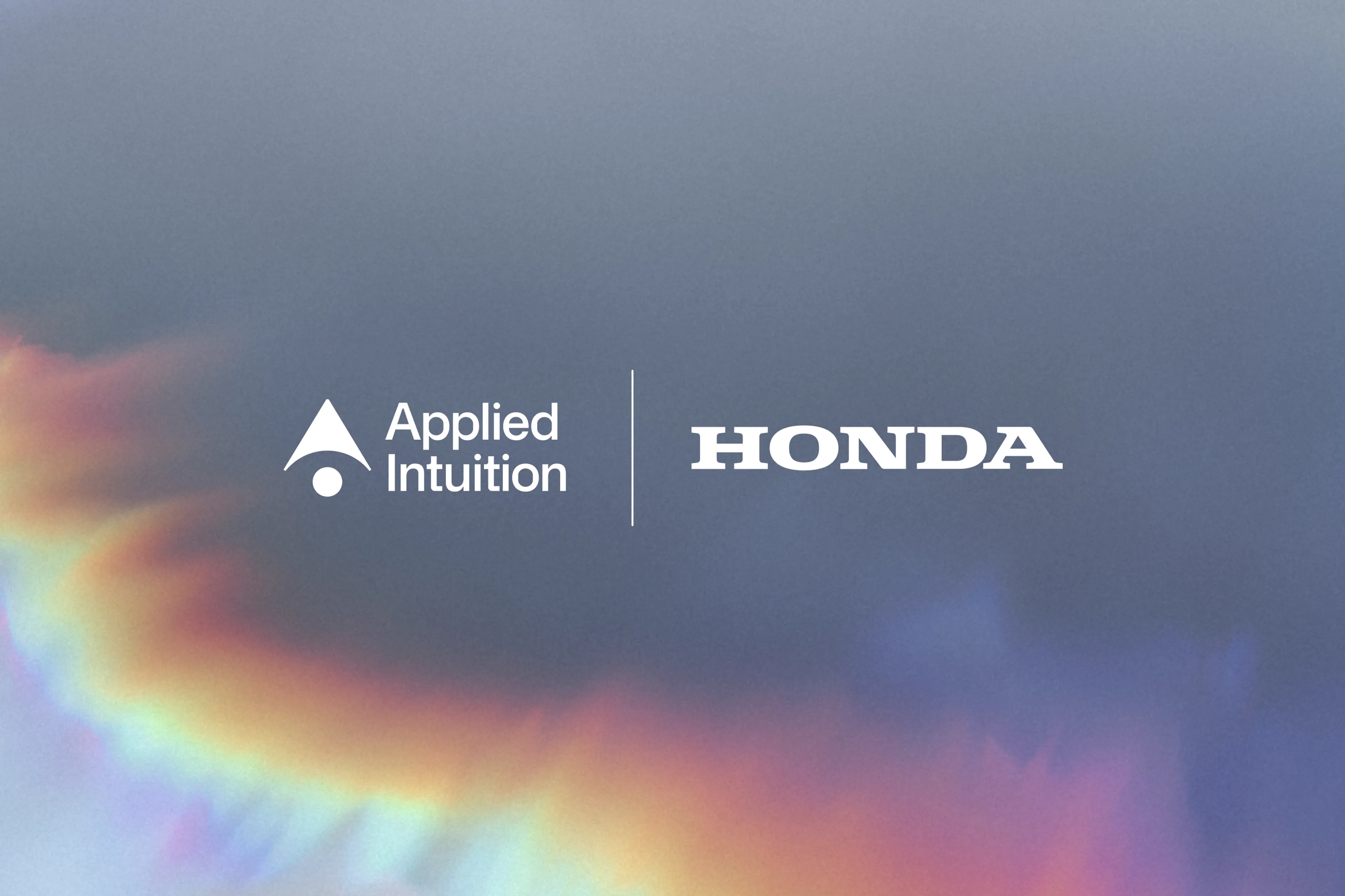 Applied Intuition and Honda logos side by side