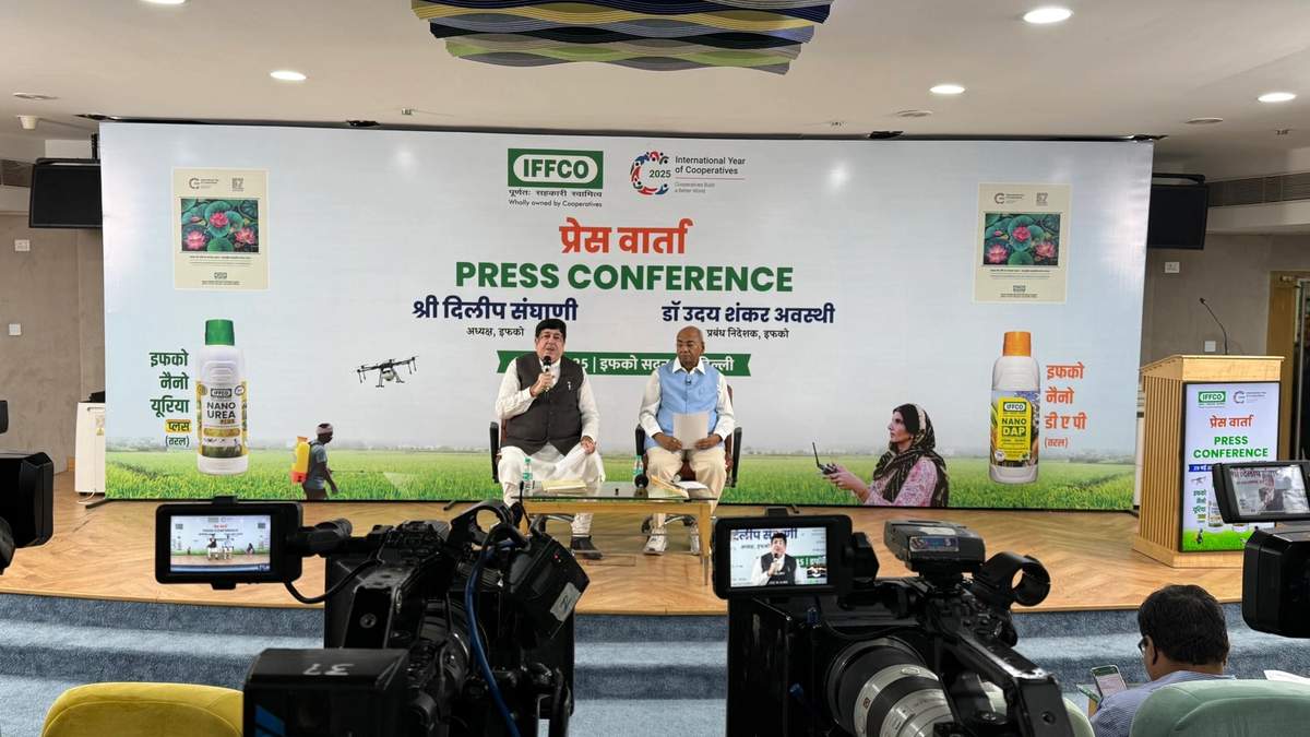 दुनिया की नंबर एक सहकारी संस्था IFFCO के नैनो उर्वरकों की बिक्री में 47% की वृद्धि