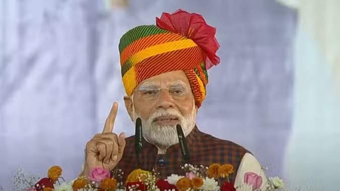 PM मोदी ने राजस्थान को मेगा सिंचाई परियोजना दी सौगात, 21 जिलों तक पहुंचेगा पानी
