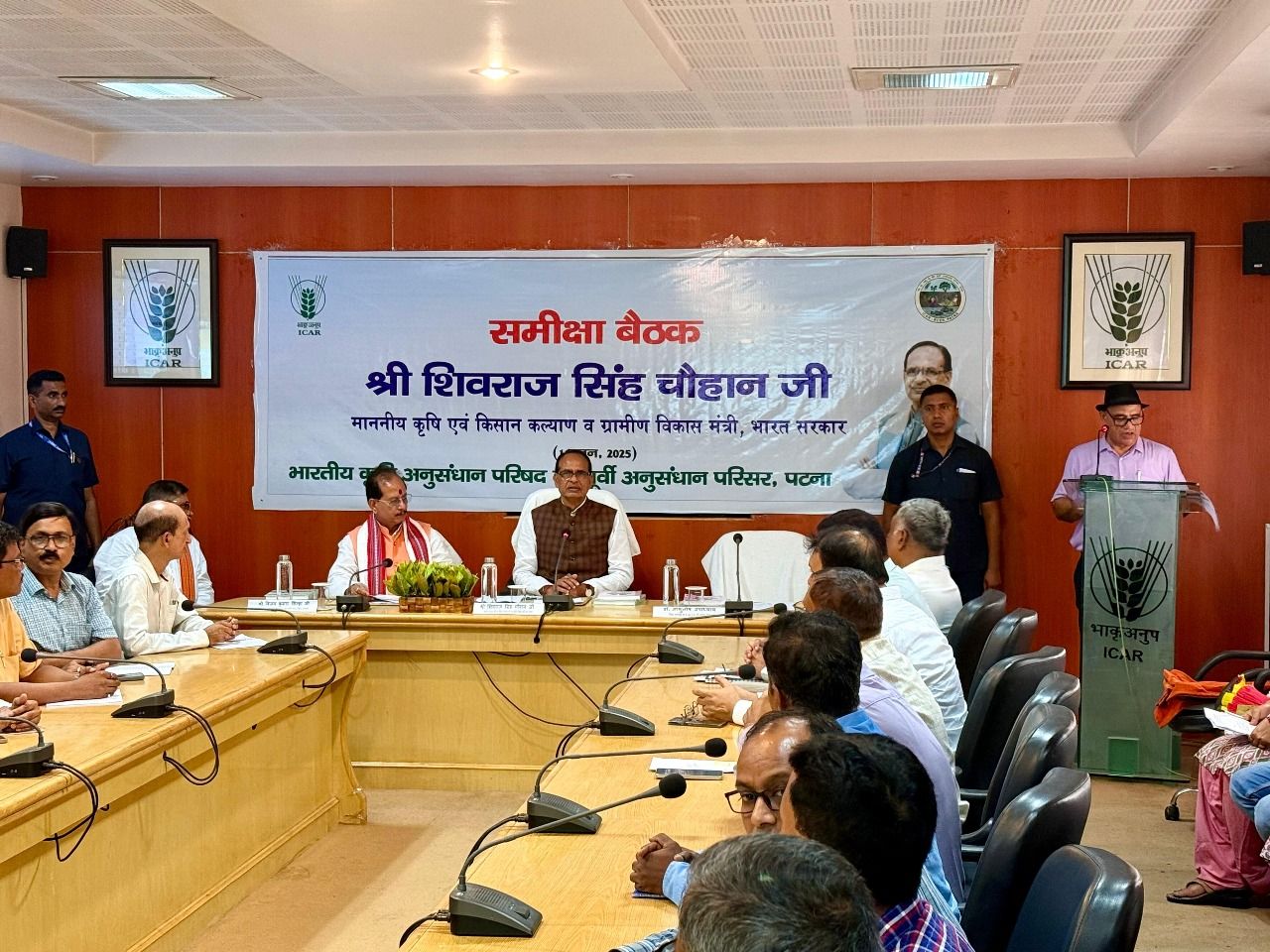 ICAR पटना दौरा के दौरान केंद्रीय मंत्री ने वैज्ञानिकों से अनुसंधान को विकसित भारत के विजन के साथ जोड़ने की बात कही