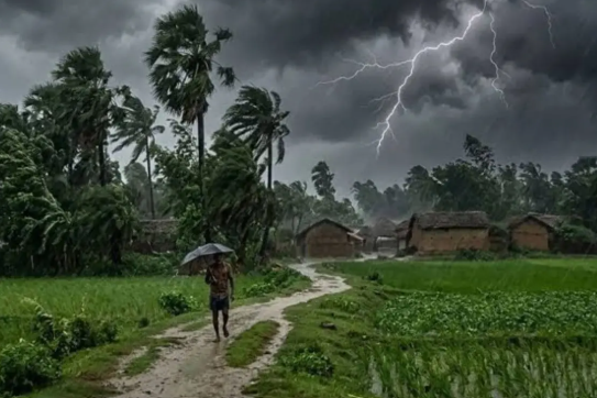 मानसून विदाई के बीच दक्षिण भारत में बारिश का दौर जारी