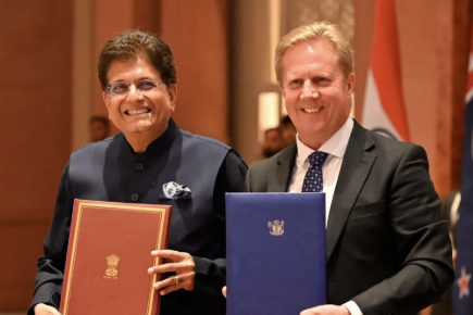 भारत-न्यूजीलैंड FTA लागू, भारतीय फल-सब्जियों और मसालों के निर्यात को मिलेगा बढ़ावा