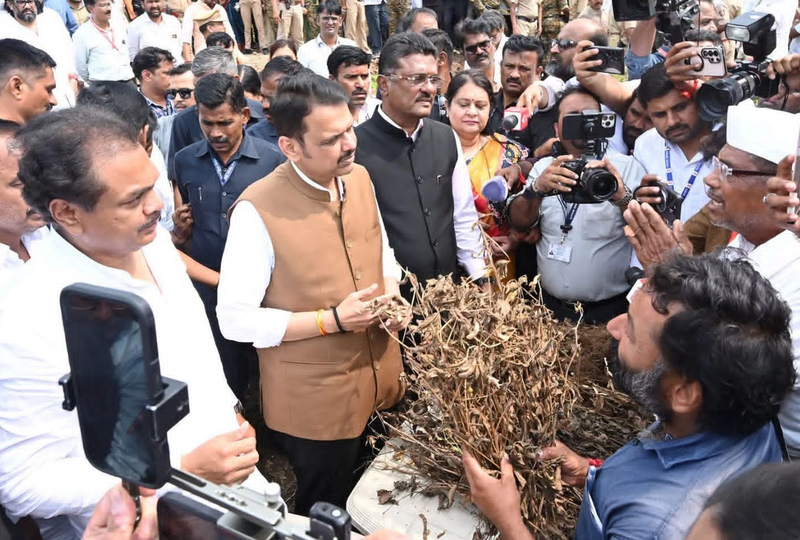 महाराष्ट्र में सूखा घोषित, 265 तहसीलों के किसानों को कर्ज और बिजली में राहत