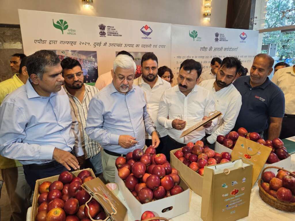 विदेशी बाजार में उतरा उत्तराखंड का सेब, किसानों को मिलेगा फायदा