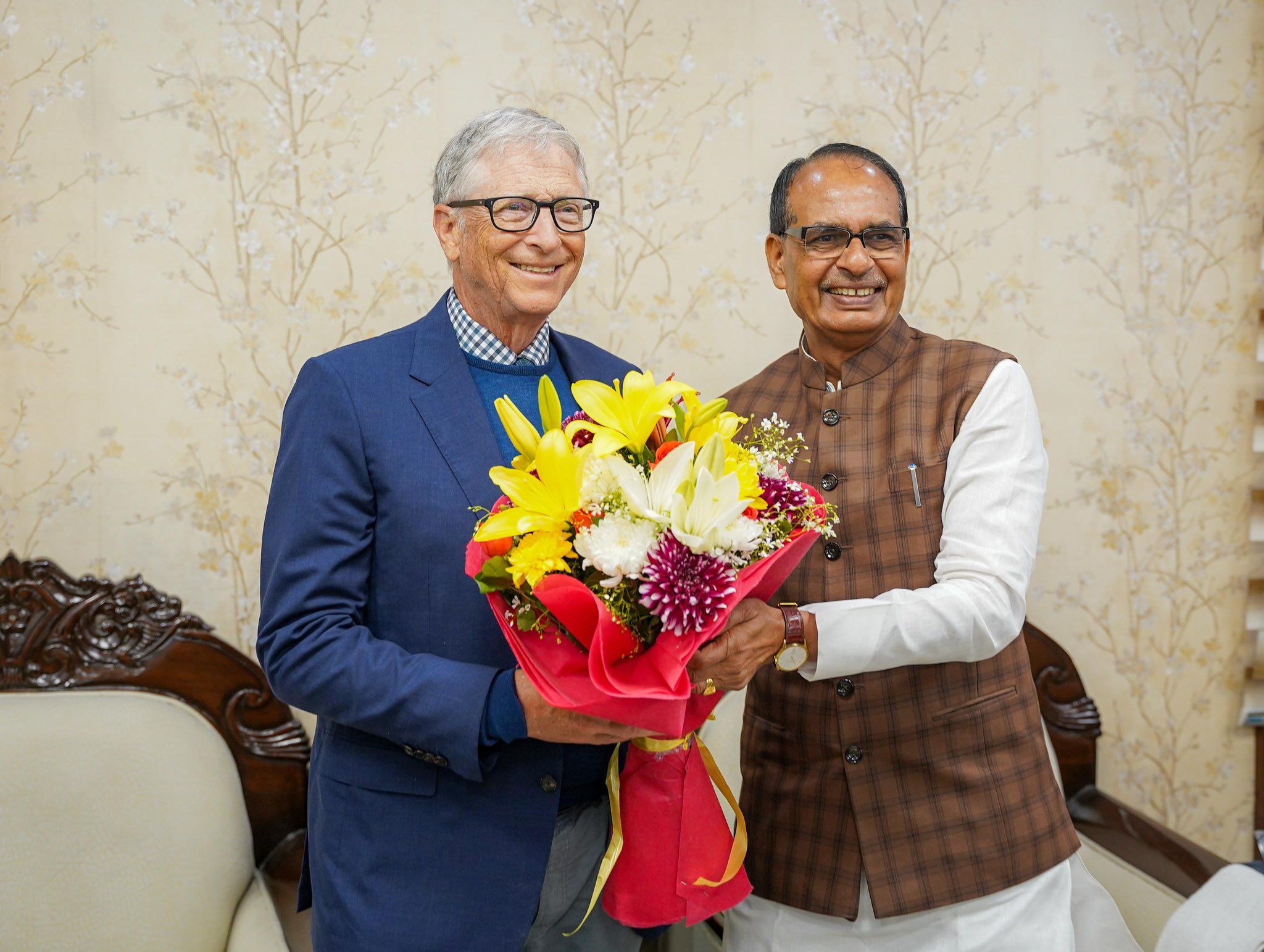 कृषि मंत्री शिवराज सिंह चौहान और बिल गेट्स की हुई बैठक, डिजिटल कृषि और कृषि में AI इस्तेमाल पर मिलकर करेंगे काम
