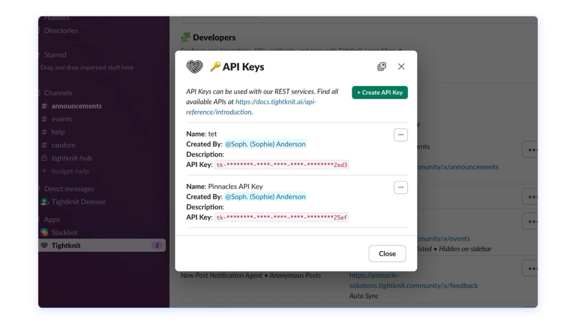 REST API preview