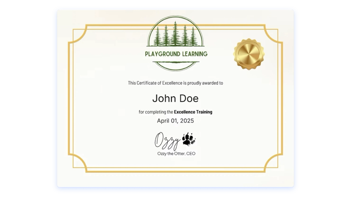 Verified Certifications preview