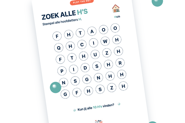 Hoofdletter H van Huis
