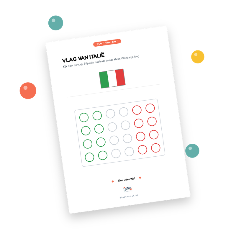 Voorbeeld van Vlag van Italië