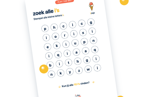 Kleine letter i van IJsje