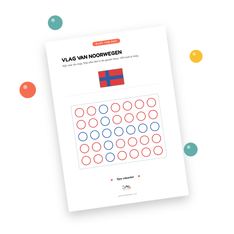 Voorbeeld van Vlag van Noorwegen