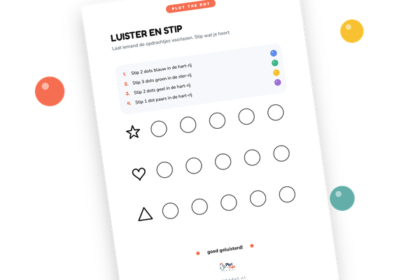 Luister en stip
