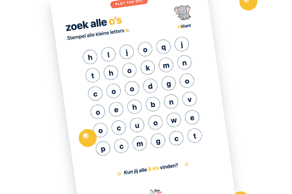 Kleine letter o van Olifant