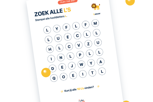 Hoofdletter L van Leeuw