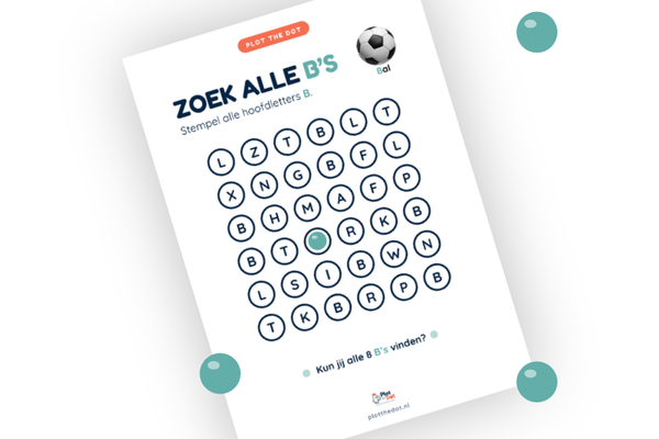 Hoofdletter B van Bal