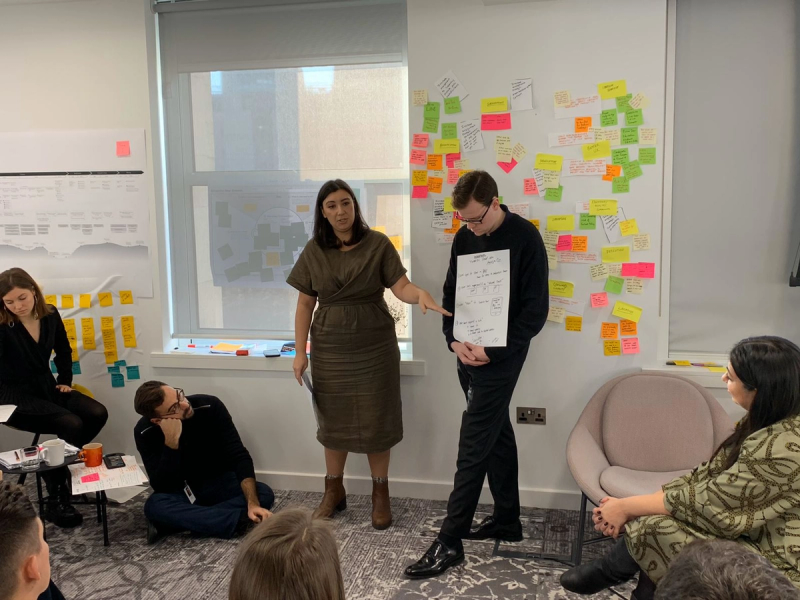 Presenting the results of the workshop