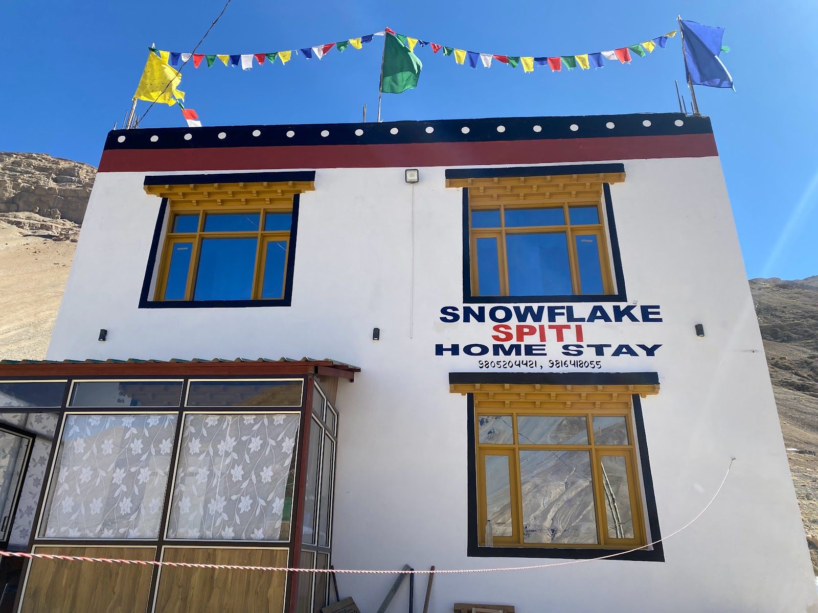 Kaza, Spiti Valley House: Mountain Views & Home Cooking