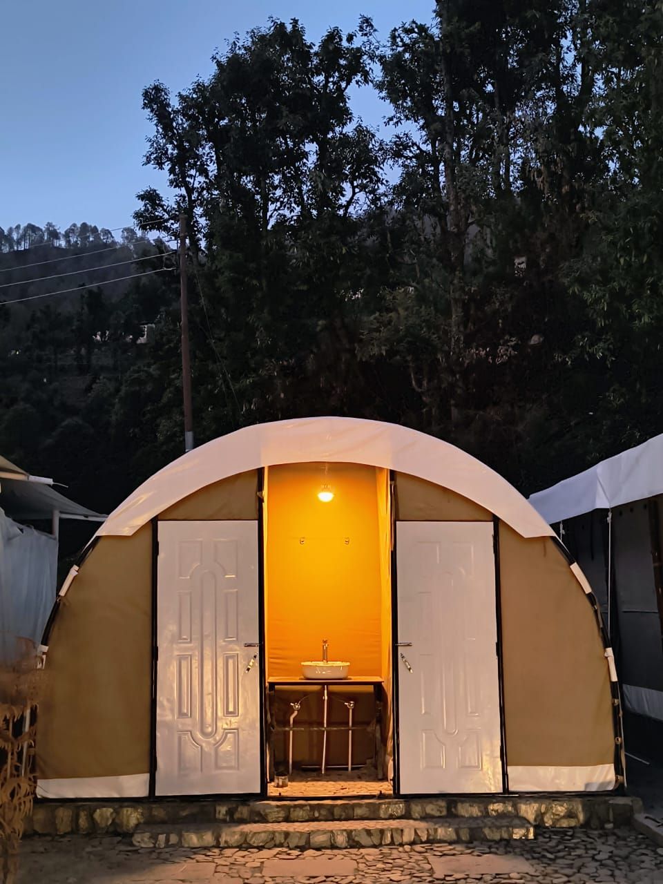 Waterfall-Adjacent Family Glamp Site, Uttarakhand - Mukteshwar, Uttarakhand photo 5