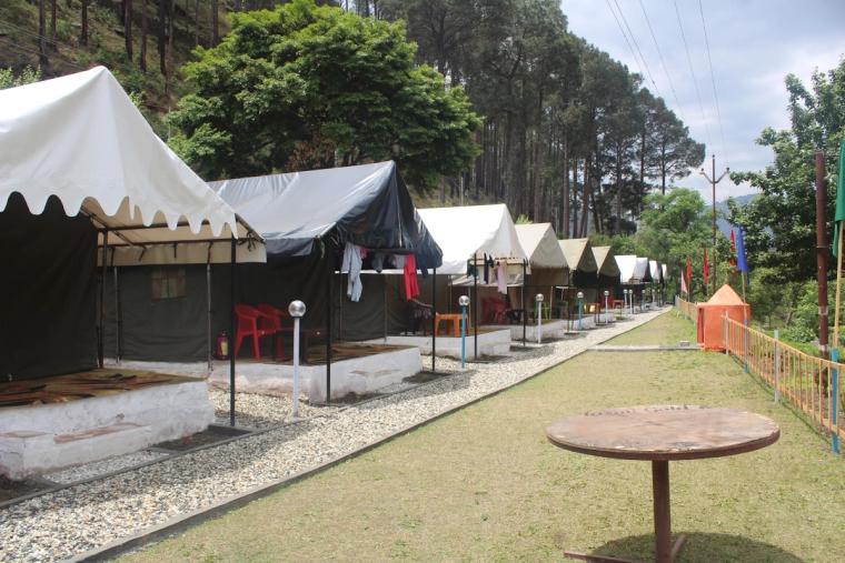 Mountain View Tent Stay w/ Bonfire Uttarakhand