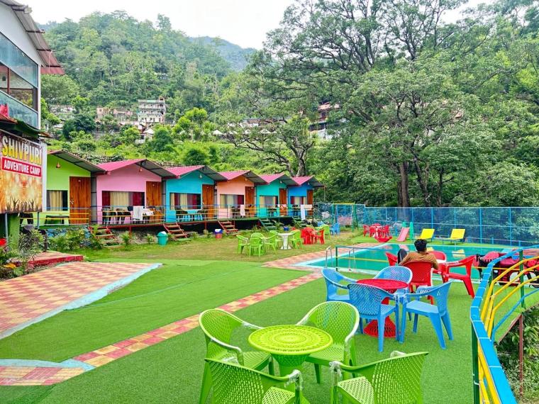 Camp & Cottage w/ Pool & Meals, Uttarakhand