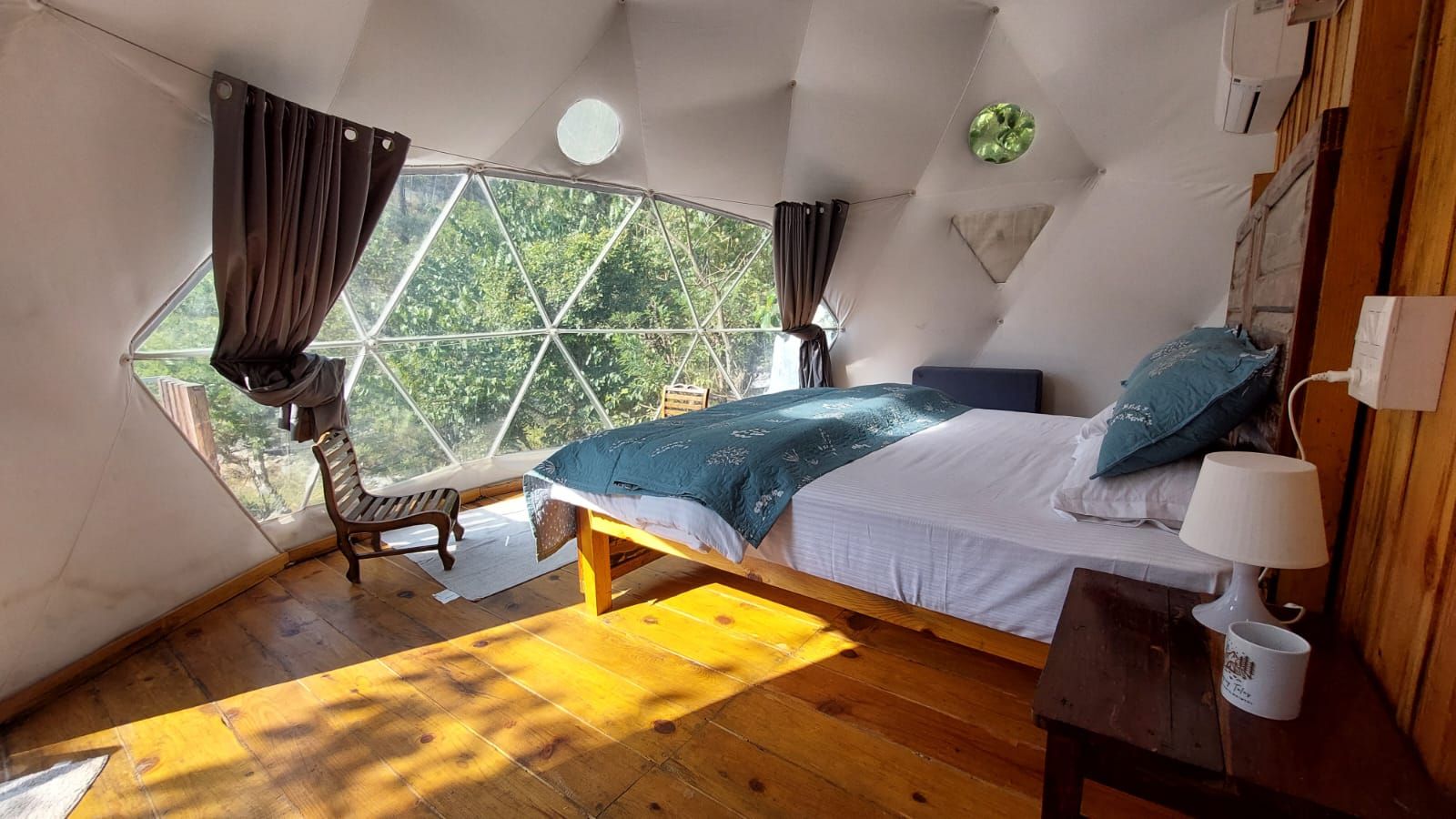 Dome Tents & Cottages by River w/ Bonfire in Chanfi, Uttarakhand 1