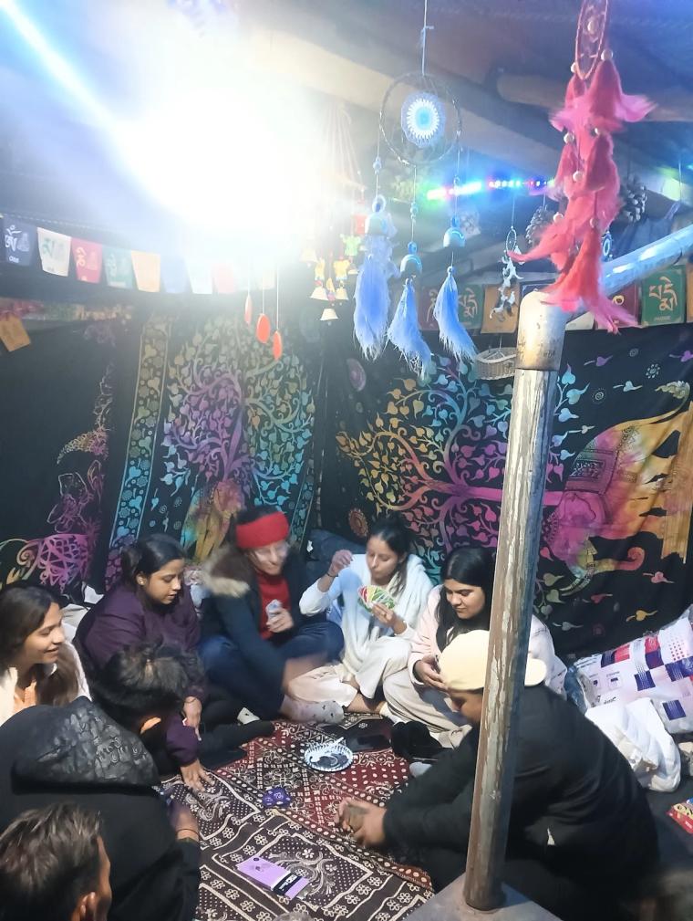 Stargazing campsite near Raghupur Fort, Kullu