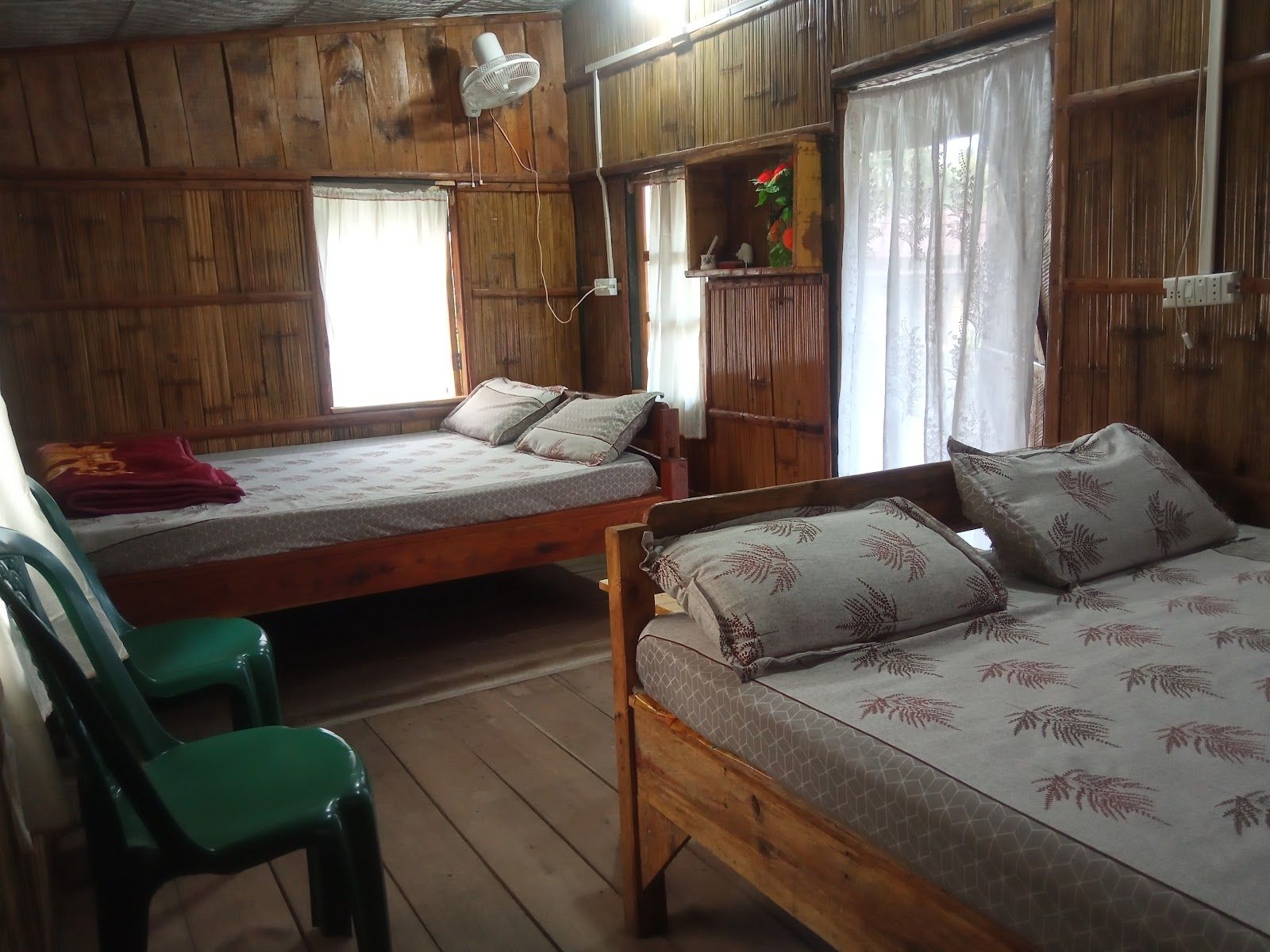 Bamboo homestay in Mawlynnong, Meghalaya