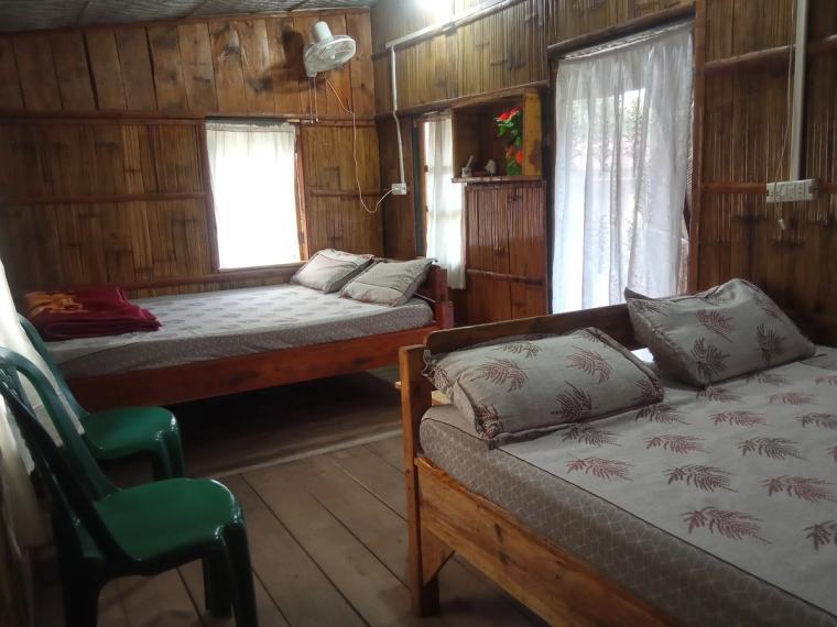 Bamboo homestay in Mawlynnong, Meghalaya