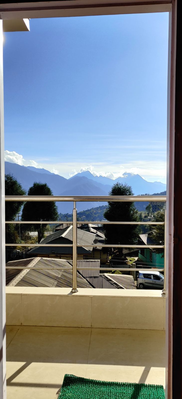 Tawang, Arunachal Pradesh: House with Monastery Views