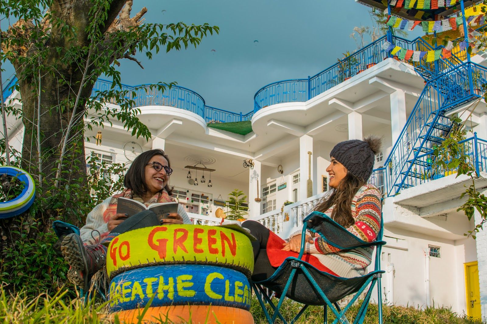 Balcony Views Homestay w/ Café, HP in Bir, HP 8