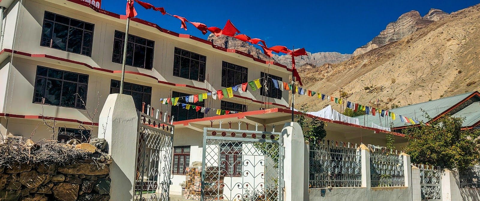 Hotel in Tabo, Spiti, with orchard views
