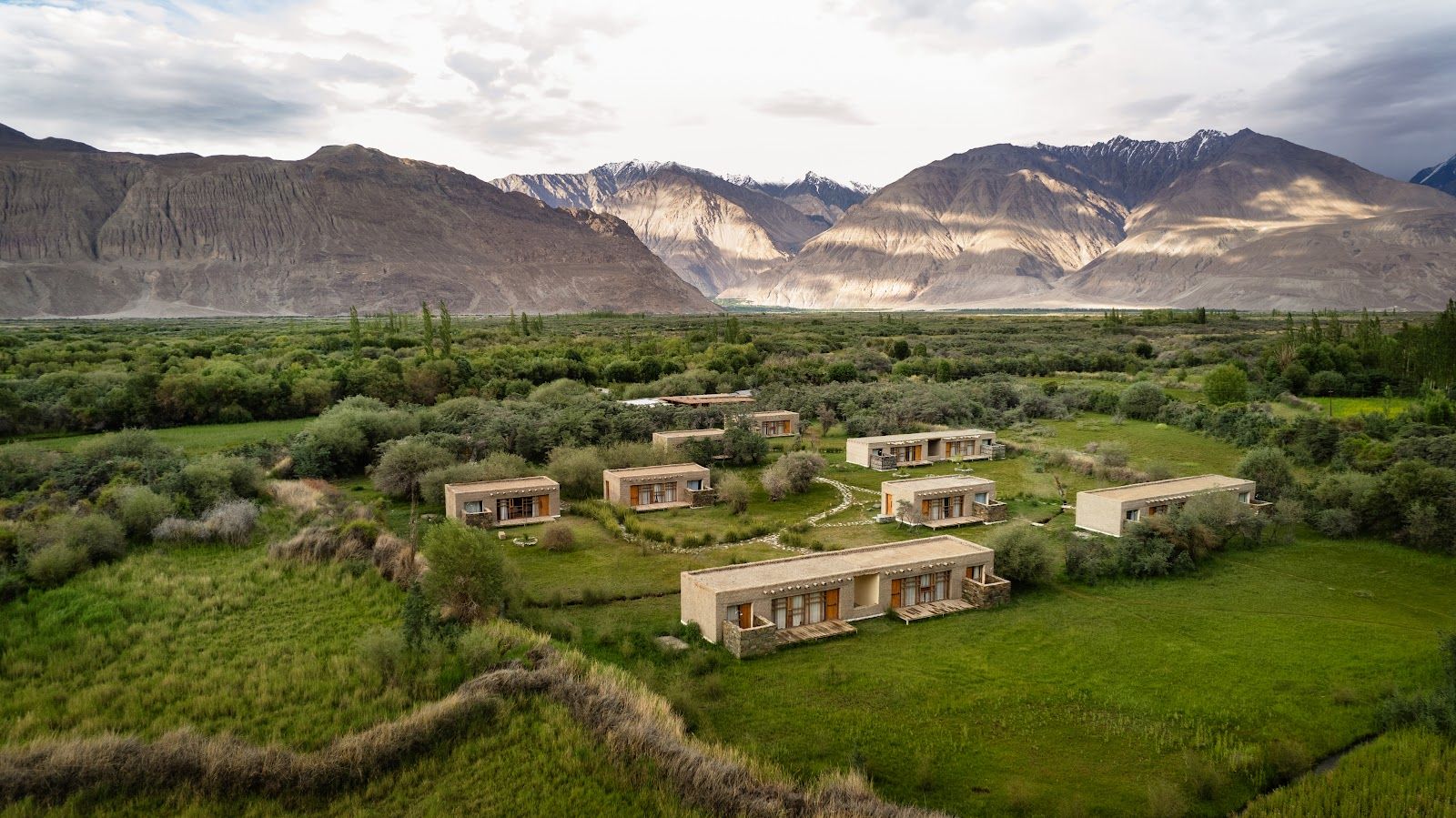 Stone Chalets w/ Mountain Views & Deck, Nubra Valley, Ladakh